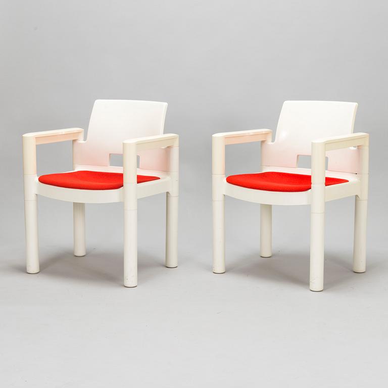 Eero Aarnio, a pair of 1970s chairs for UPO Furniture, Nastola, Finland.