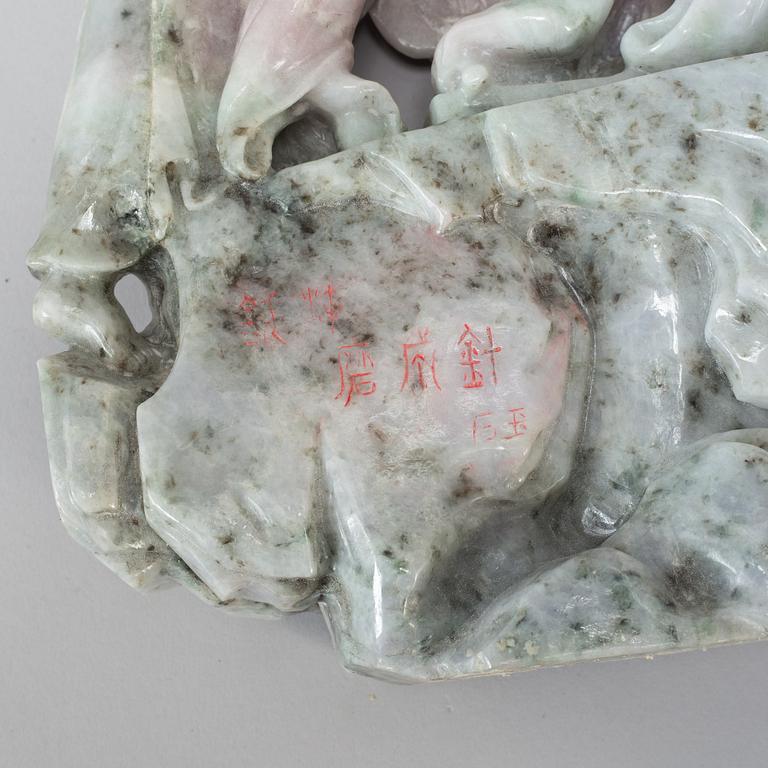 A Chinese carved sculpture, 20th century.