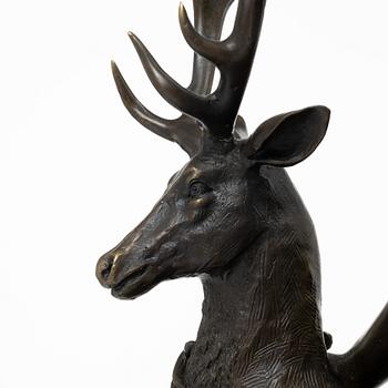 Diana and the deer, P. Jacquiet, after, 21st century.