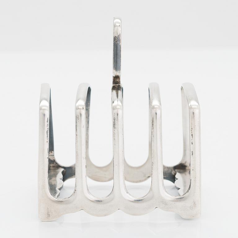 Atkin Brothers, toastrack, sterlingsilver, Sheffield, England 1936.