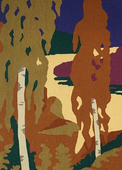 Helmer Osslund, A TAPESTRY, tapestry weave, ca 140 x 69 cm, signed HO 19 KSAL 05.