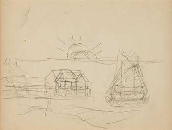 Carl Kylberg, pencil drawing.