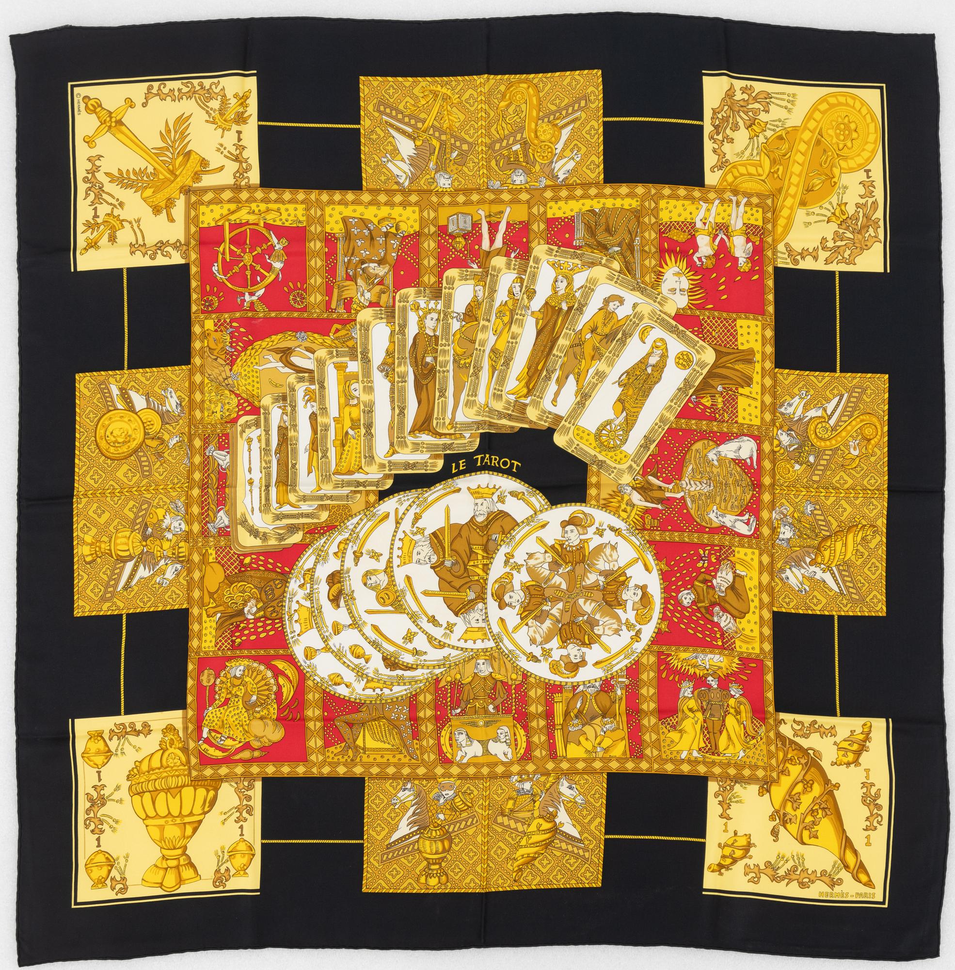 Hermès, scarf, "Le Tarot".