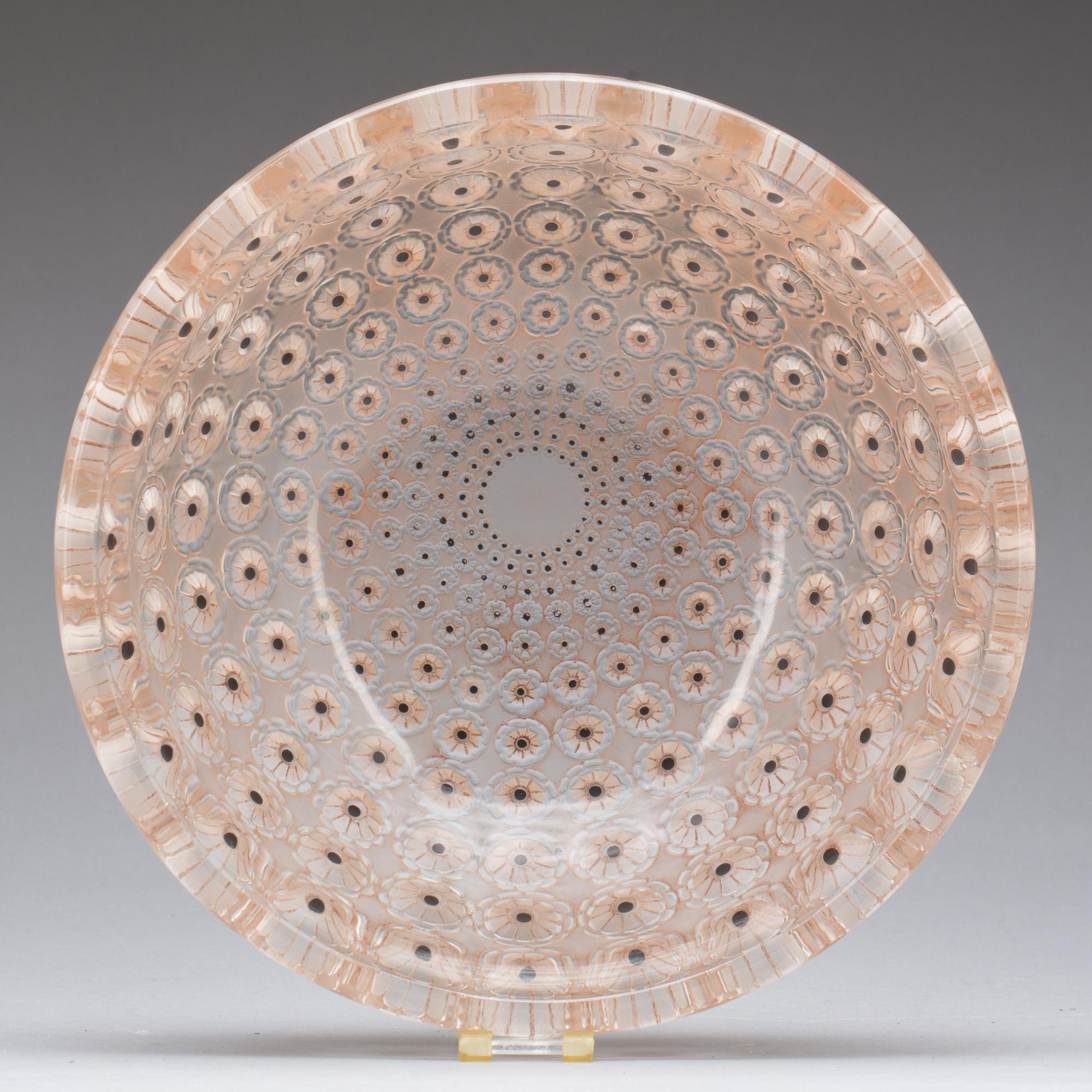 SKÅL, glas, Lalique, signerad Lalique France. 1900-talets andra hälft.