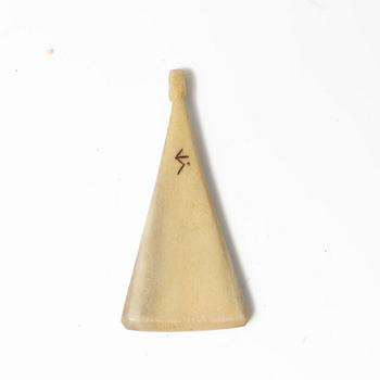 Sune Enoksson, a collection of seven pieces of jewellery, renindeer antler.