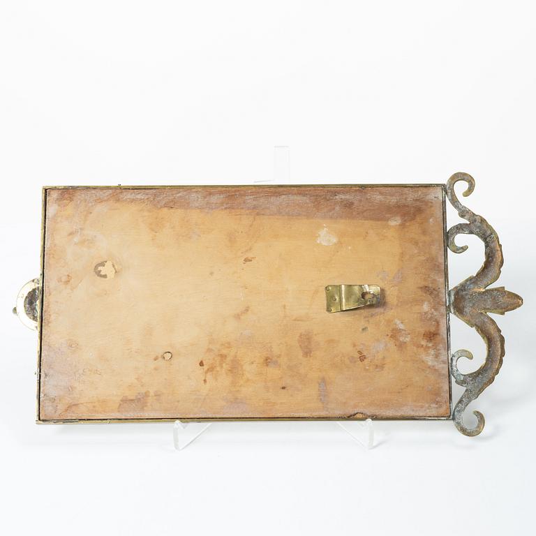 Lars Holmström, attributed to, a mirror sconce, Swedish Grace, 1920s.