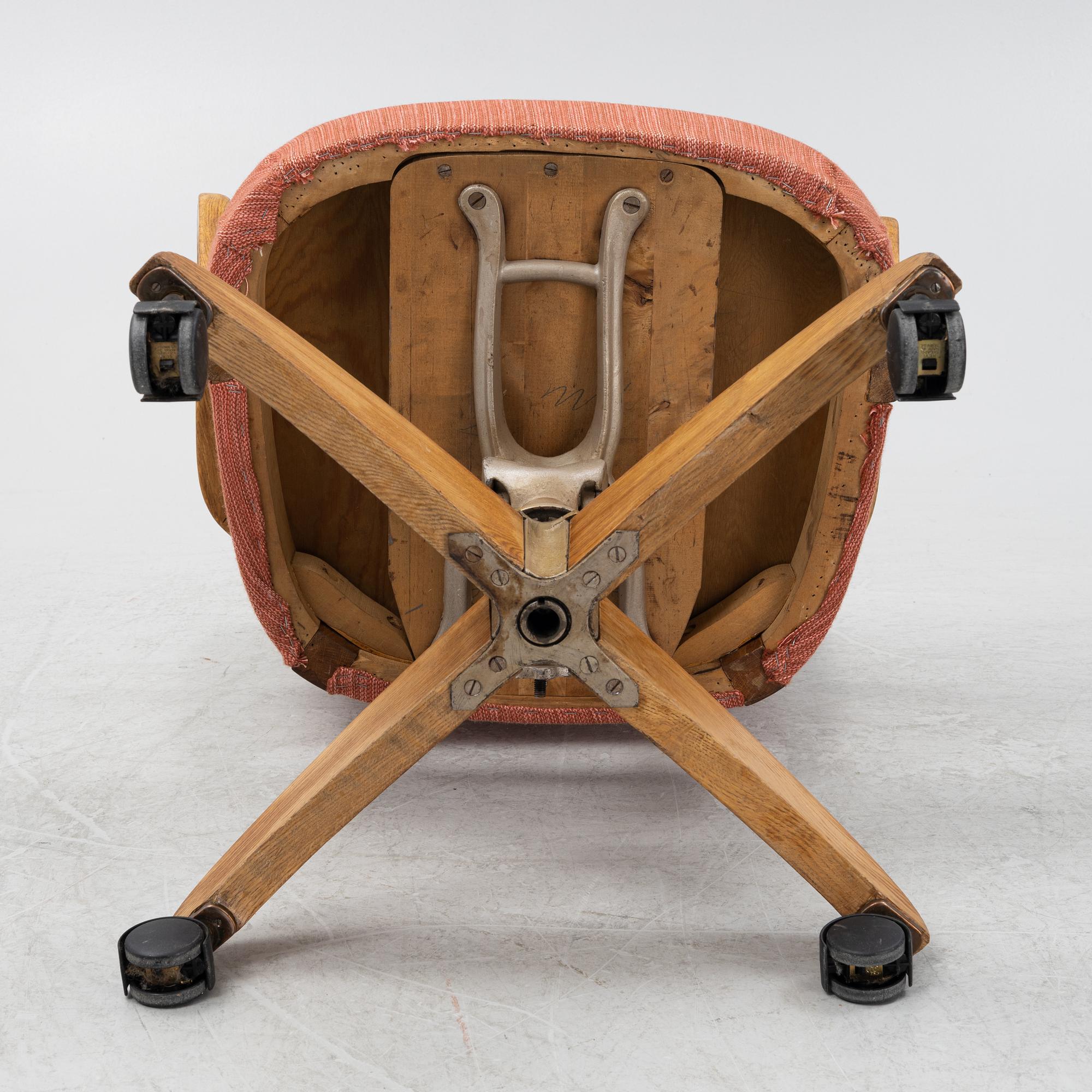 Kontorsstol, Swedish Modern, 1900-talets mitt.