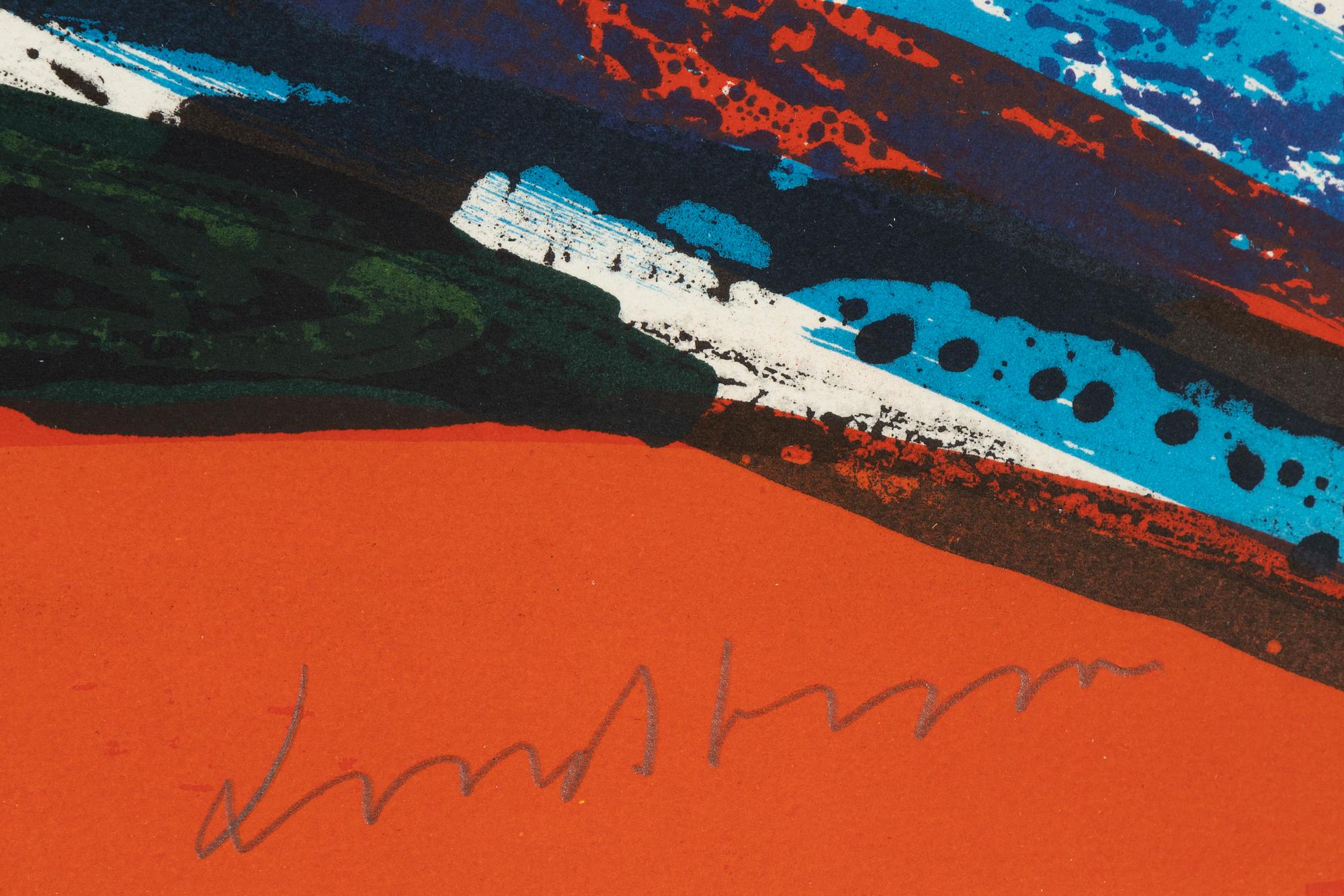 Bengt Lindström, färglitografi, signerad 138/150.