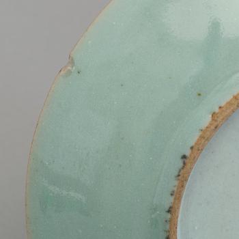Five Canton enamelled porcelain dishes, Qing dynasty, late 19th century.