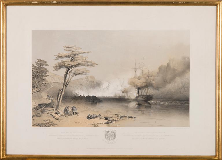 A mid 19th Century hand-coloured lithograph.