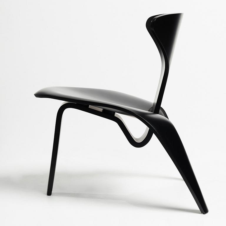 Poul Kjaerholm, fåtölj, "PK-0", upplaga 13/600, Fritz Hansen, Danmark 1997.