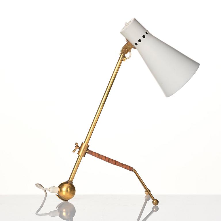 Tapio Wirkkala, a table lamp, model 'K11-16', Idman, Finland, mid-20th century.