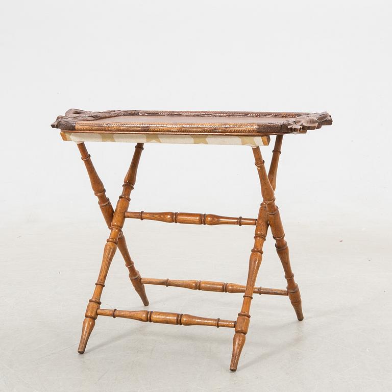 Tray with stand circa 1900.