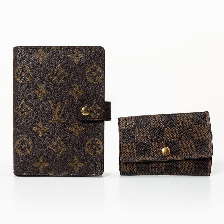 Louis Vuitton, case for agenda and key holder.
