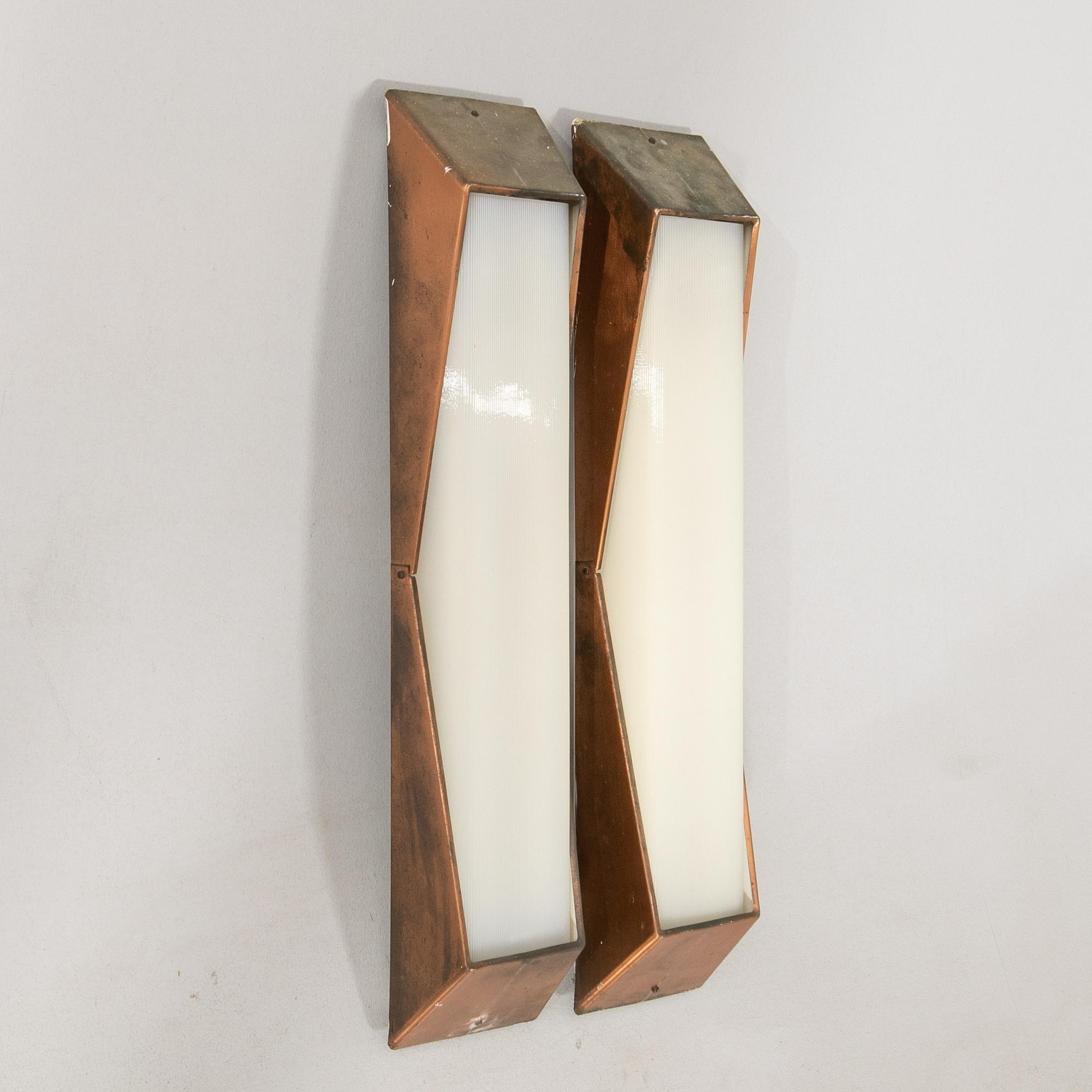 Ceiling/Wall lamps a pair 1960s/70s.