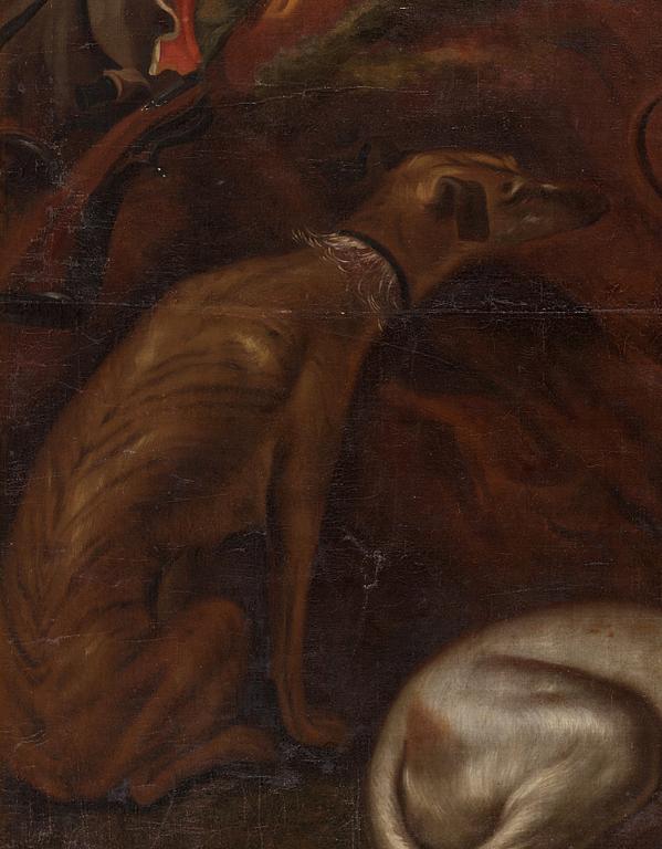 David Klöcker Ehrenstrahl, hans ateljé, "Jaktrast".