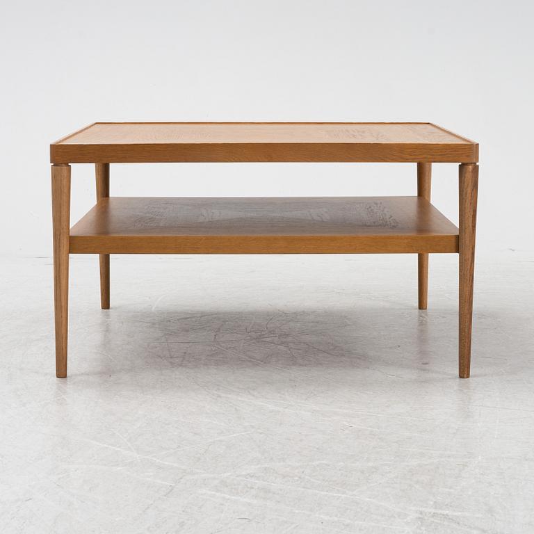 An oak veneered coffee table, Stockholm series, IKEA.