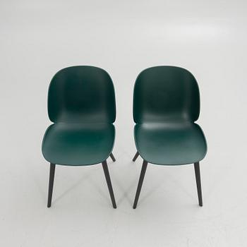 GamFratesi, chairs, 3 pcs, "Beetle Chair", Gubi, Denmark.