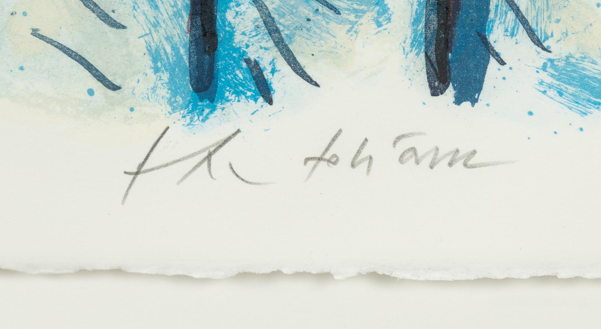 Theo Tobiasse, lithograph in colours, signed 179/180.