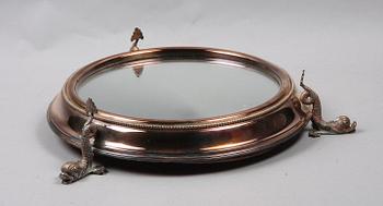 SPEGELPLATÅ, nysilver, tidigt 1900-tal.