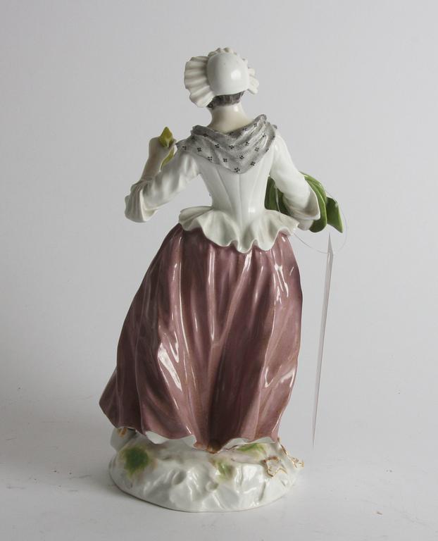 FIGURIN, porslin, Meissen, 18/1900-tal.