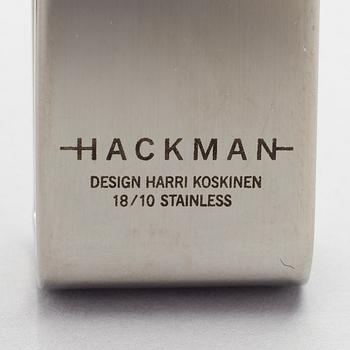 HARRI KOSKINEN, GRILLISETTI, 8-osainen, ruostumatonta terästä, Hackman, 2000-luku.