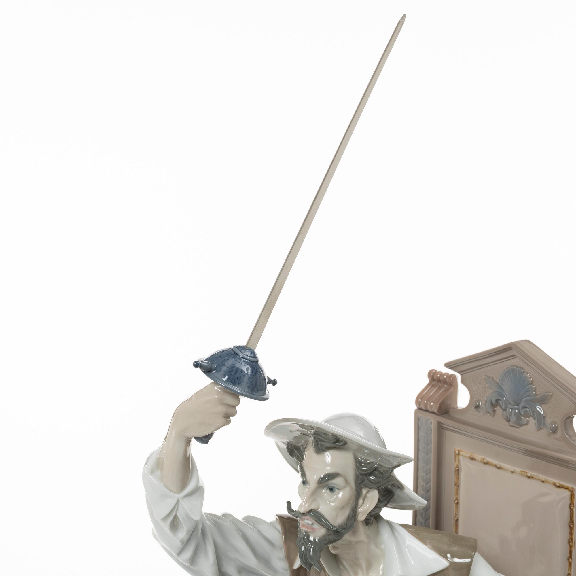 Lladró, figurin, "I am Don Quixote", Lladró, Spanien.