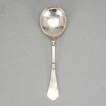 BRÄNNVINSSKED, silver, möjligen Elias Modin, Sundsvall, 1700/1800-tal. Vikt ca 26 gram.