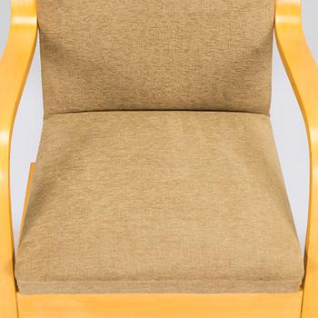Alvar Aalto, fåtölj, modell 401, Artek, 1900-talets slut.