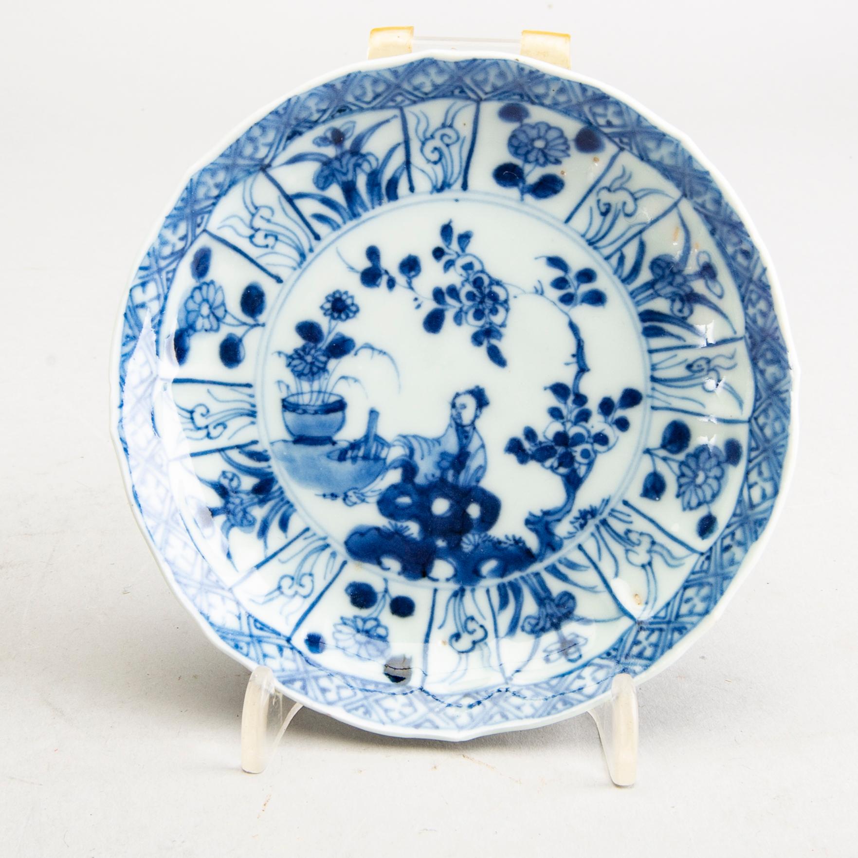 KOPPAR 4 st med FAT 5 st, Kina, Qingdynastin, 1700-tal.