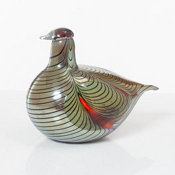 Oiva Toikka, bird, glass, Nuutajärvi, Notsjö, Finland.