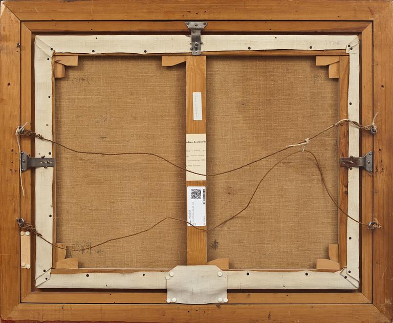 GUNNAR LÖBERG, olja på duk. Ej signerad.