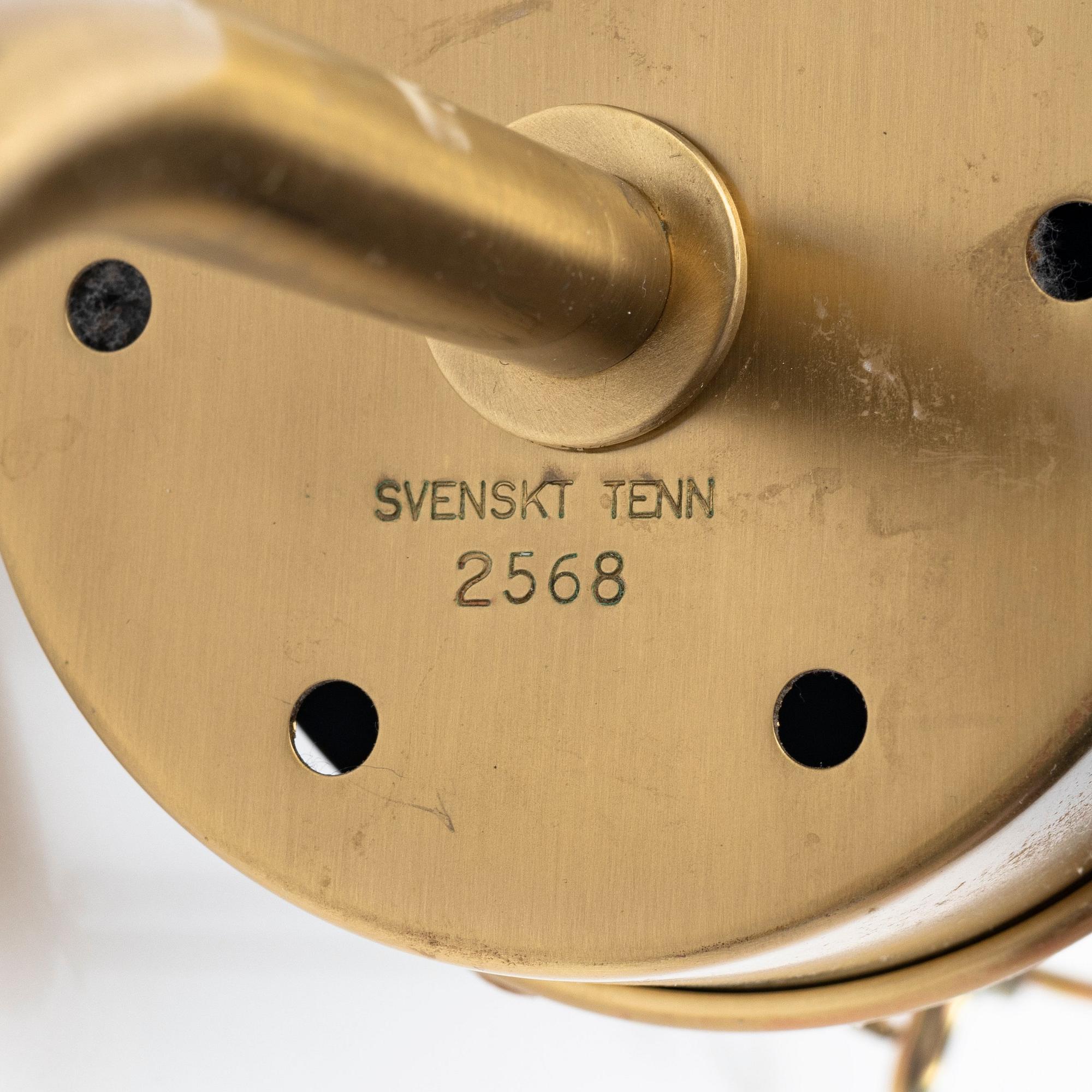 Josef Frank, a model 2568 floor light, Svenskt Tenn, Sweden.