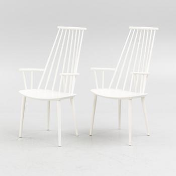 Poul M. Volther, six "J110" armchairs, Hay, Denmark.