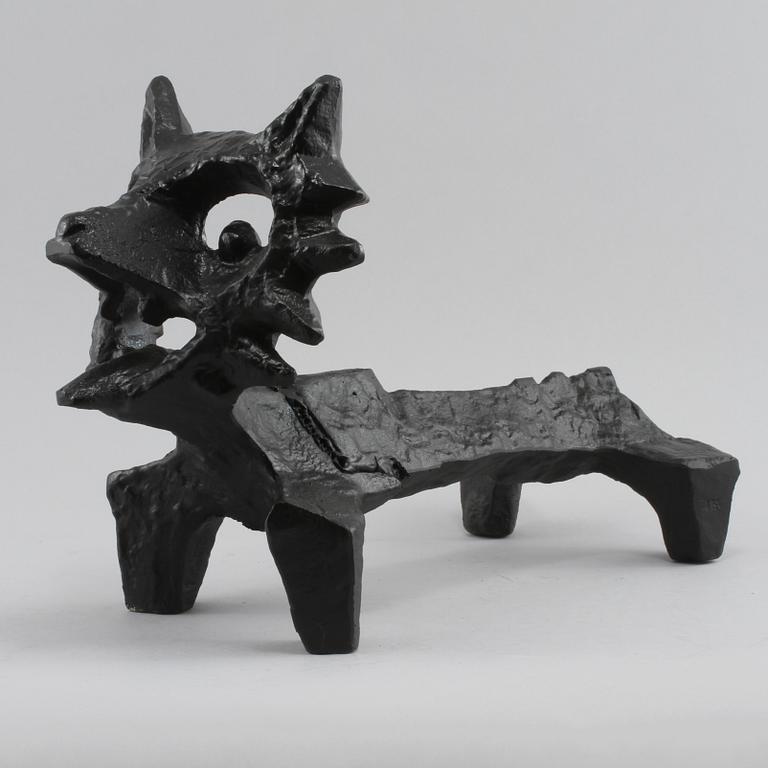 ELDHUND, gjutjärn, "Räven", Olle Hermansson, Husqvarna, 1900-talets andra hälft.