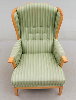 FÅTÖLJ, "Husfadern", Carl Malmsten, O.H. Sjögren, Tranås, 1900-talets andra hälft.