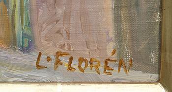 LARS FLORÉN, olja på duk, signerad.