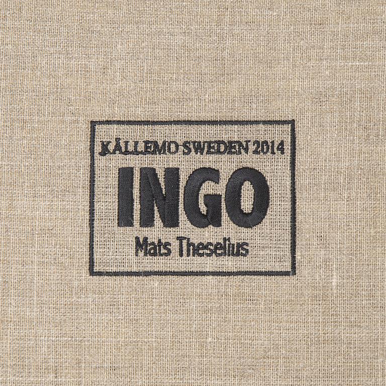 Mats Theselius, a pair of 'Ingo' leather armchairs, Källemo, 2014.