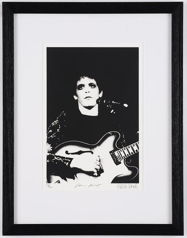 Mick Rock, "Lou Reed, 'Transformer' cover, London", 1972.