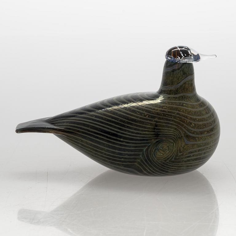 Oiva Toikka, konstglas, 2 st, signerade Oiva Toikka Nuutajärvi Notsjö.