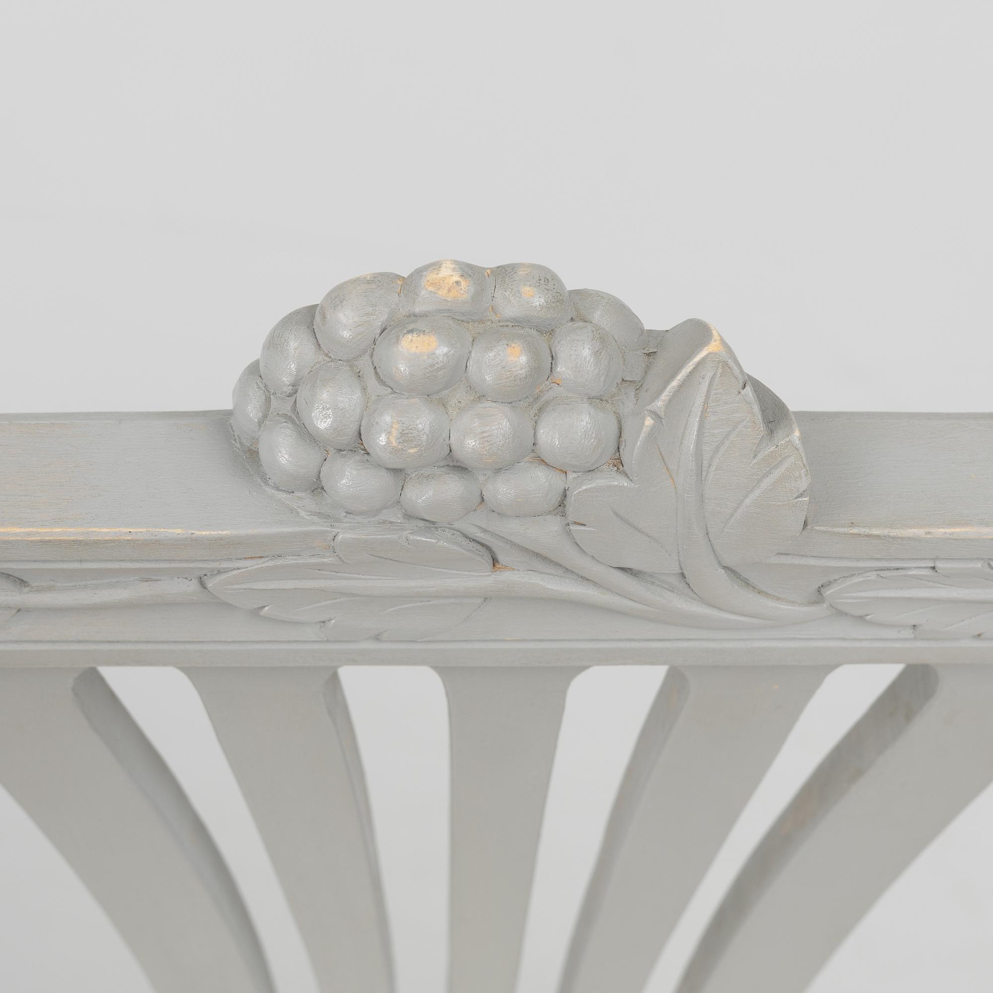 Chairs, 12 pcs, Gustavian style, Lindome model, 21st century.