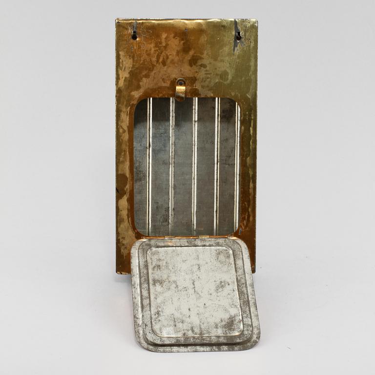 INKÖPSTAVLA TILL HUSHÅLLET, plåt, 1930/40-tal.