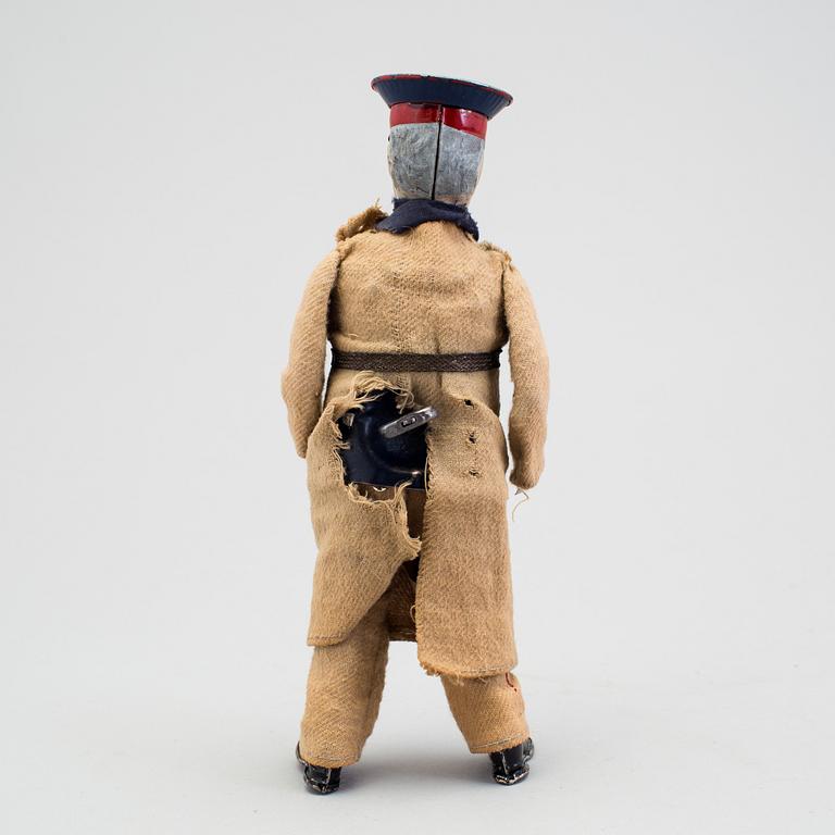 A Lehmann tinplate and textile Captain of Kopenick, Germany, 1907-1918.
