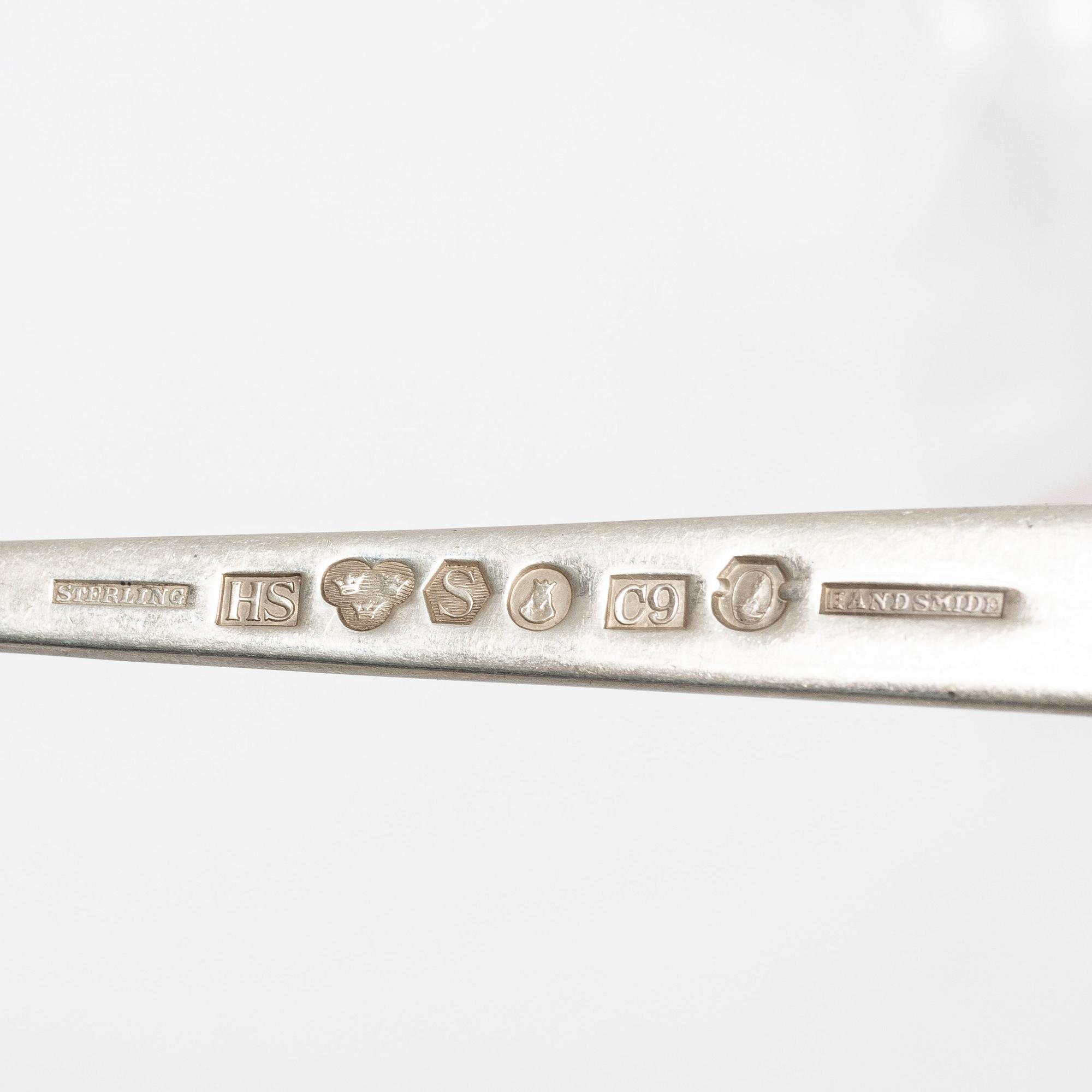 29 pieces of cutlery, various models, silver, including Anders Ulfsberg, 18th-19th century.