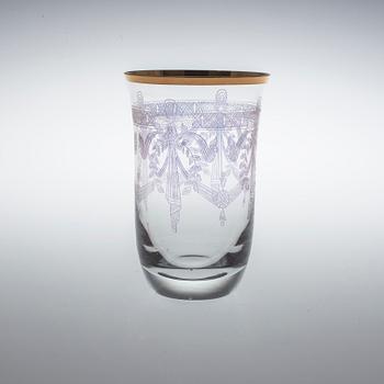 SELTERGLAS, 12 stycken, "Sergel",  Duka, 1900/2000-tal.