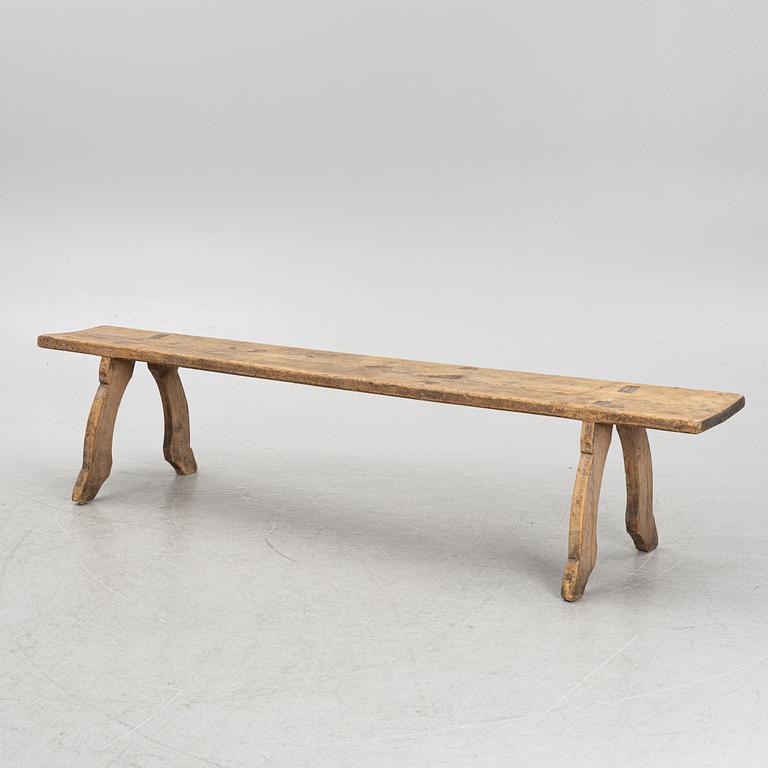 Bench, folk art, 18th century.