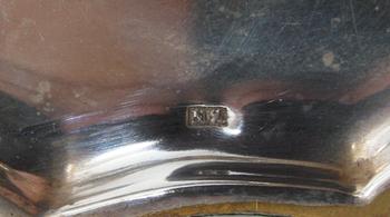 LJUSSTAKAR, ett par, nysilver.