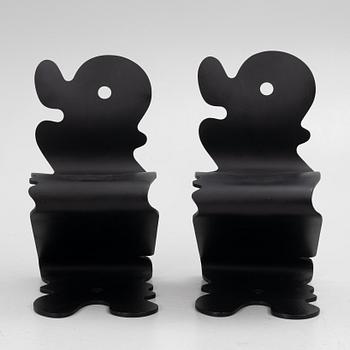 Verner Panton, chairs, a pair, "Pantonic 5000 chair", Studio Håg, Norway, 1990s.