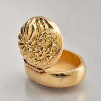 Olle Ohlsson, an 18k gold box, Stockholm, Sweden 1978.