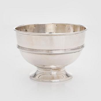 Skål på fot, sterling silver, Blow & Co London England 1905.